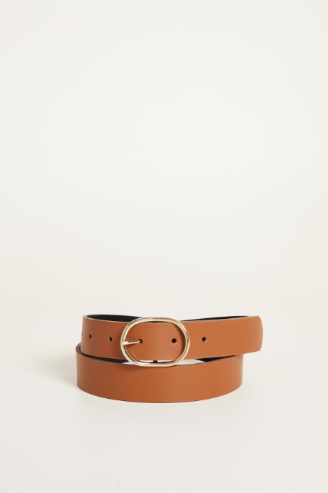 Leather belt Intrend