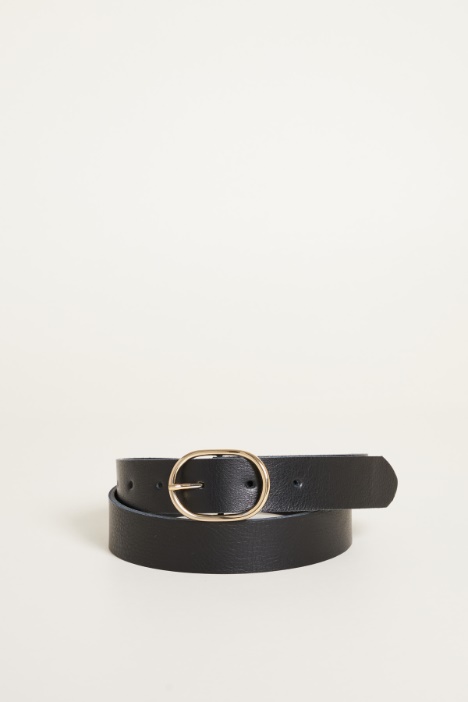 Leather belt Intrend