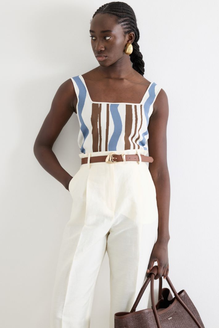 Sculpted-buckle belt Intrend - 3