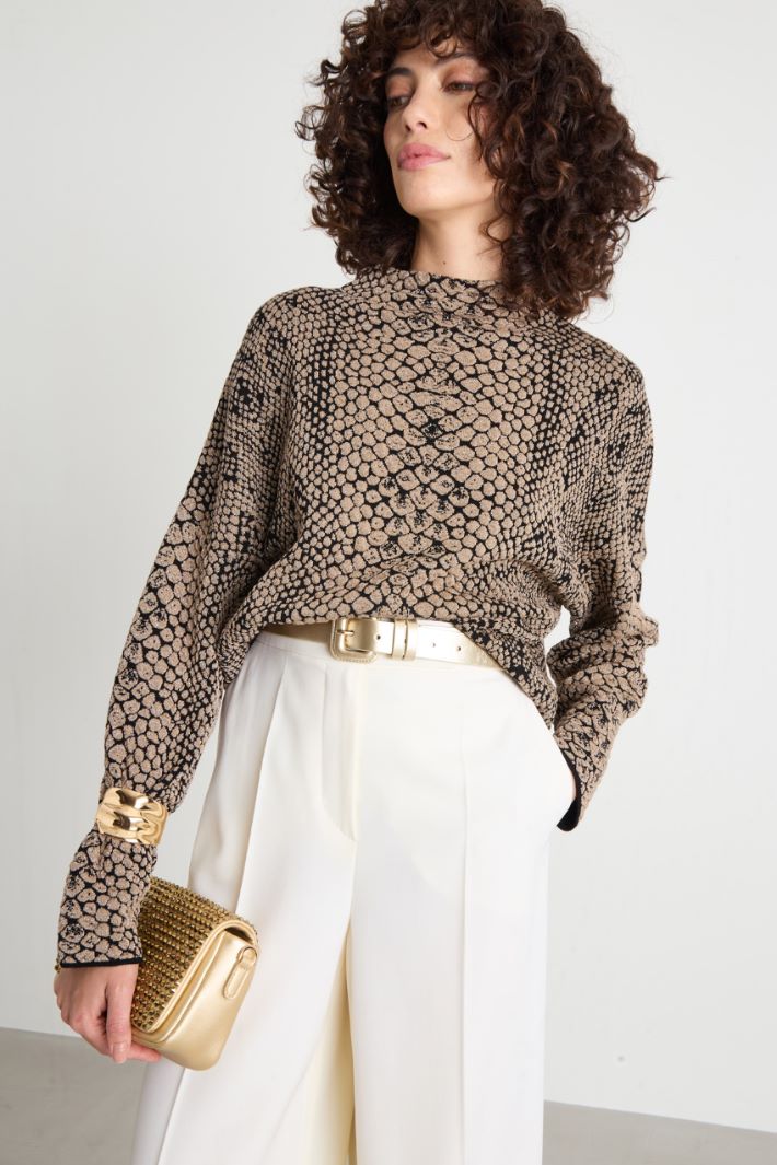 Covered-buckle belt Intrend - 3