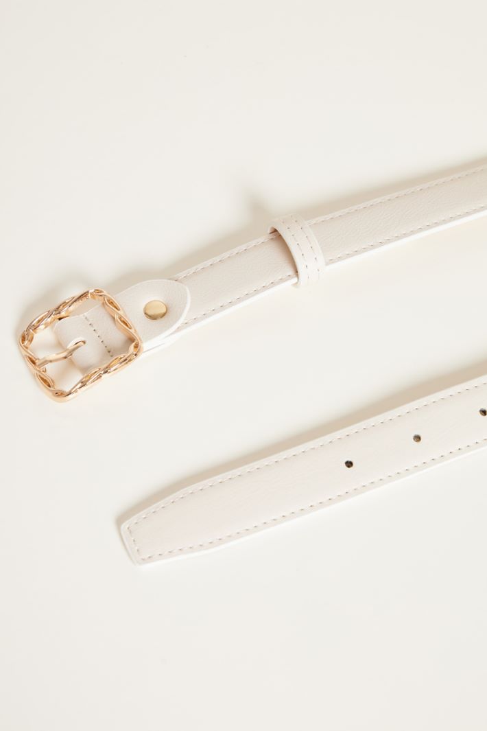 Woven-effect buckle belt Intrend - 2