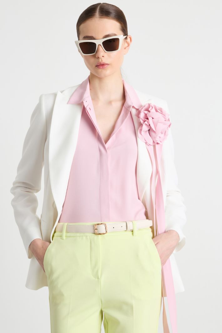 Woven-effect buckle belt Intrend - 3