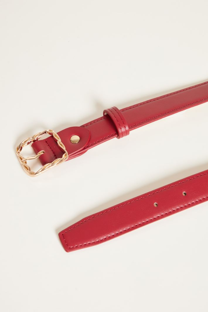 Woven-effect buckle belt Intrend - 2