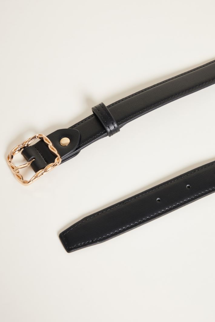 Woven-effect buckle belt Intrend - 2