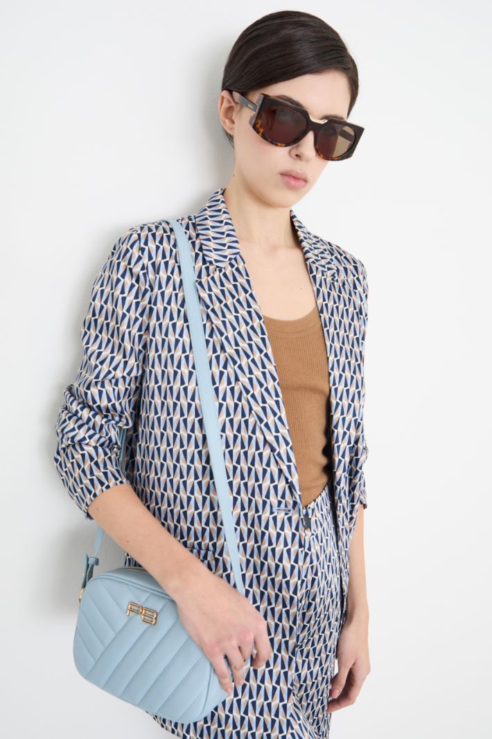 Small coated fabric crossbody bag Intrend - 5