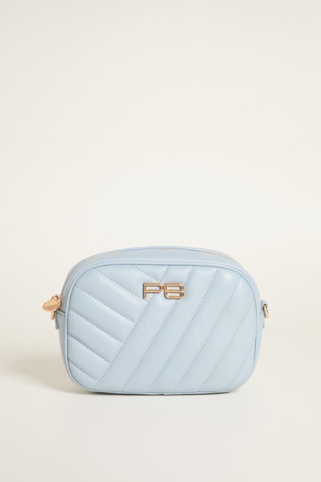 Piccola borsa a tracolla in tessuto spalmato Intrend