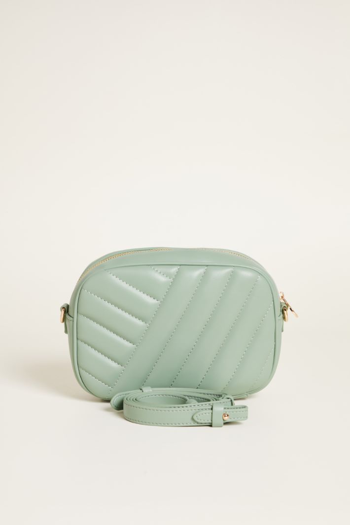 Piccola borsa a tracolla in tessuto spalmato Intrend - 3