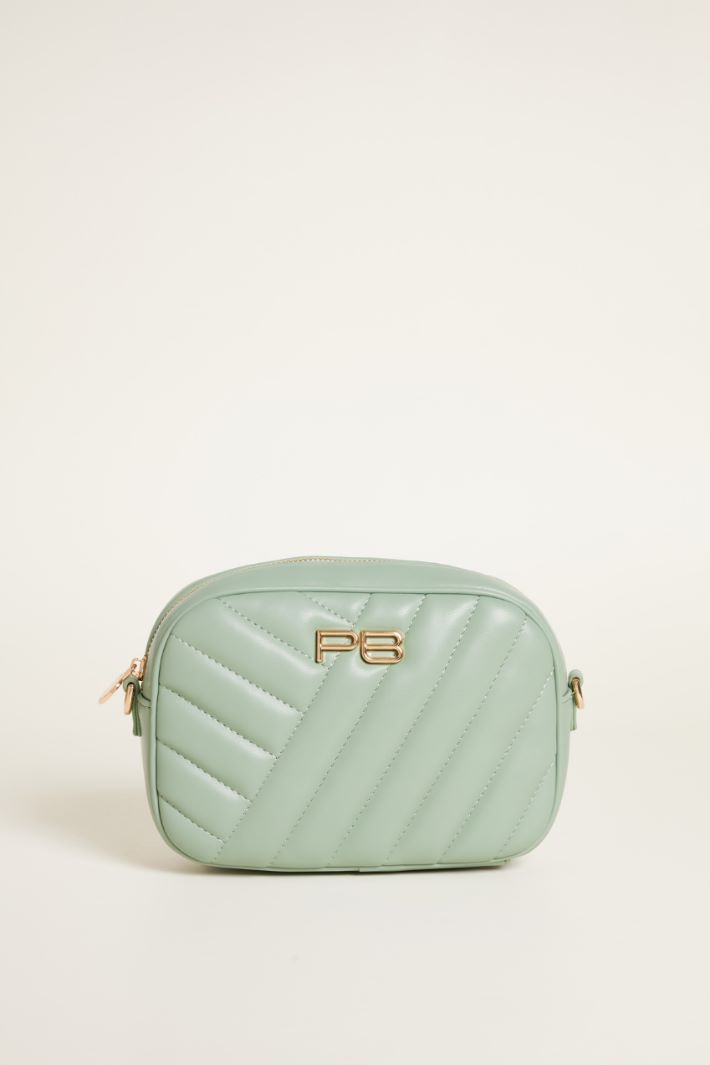 Piccola borsa a tracolla in tessuto spalmato Intrend