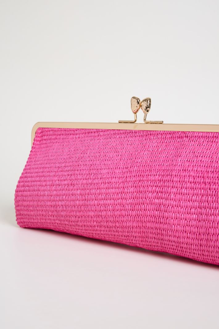 Clutch in rafia Intrend - 4