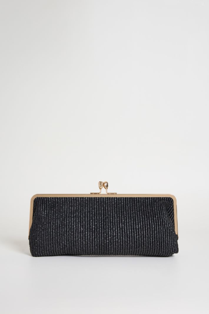 Clutch in rafia Intrend - 3