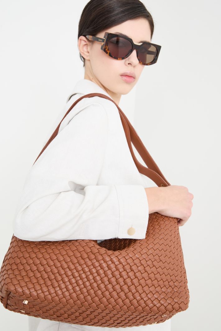 Borsa a tracolla intrecciata Intrend - 5