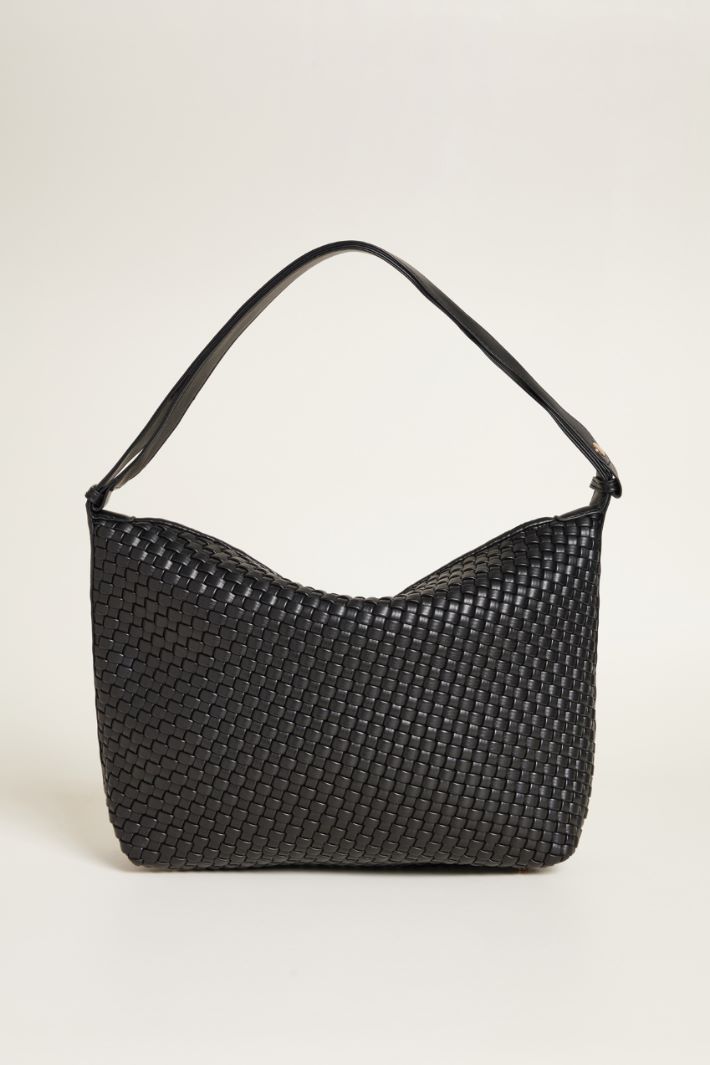 Woven shoulder bag Intrend - 3