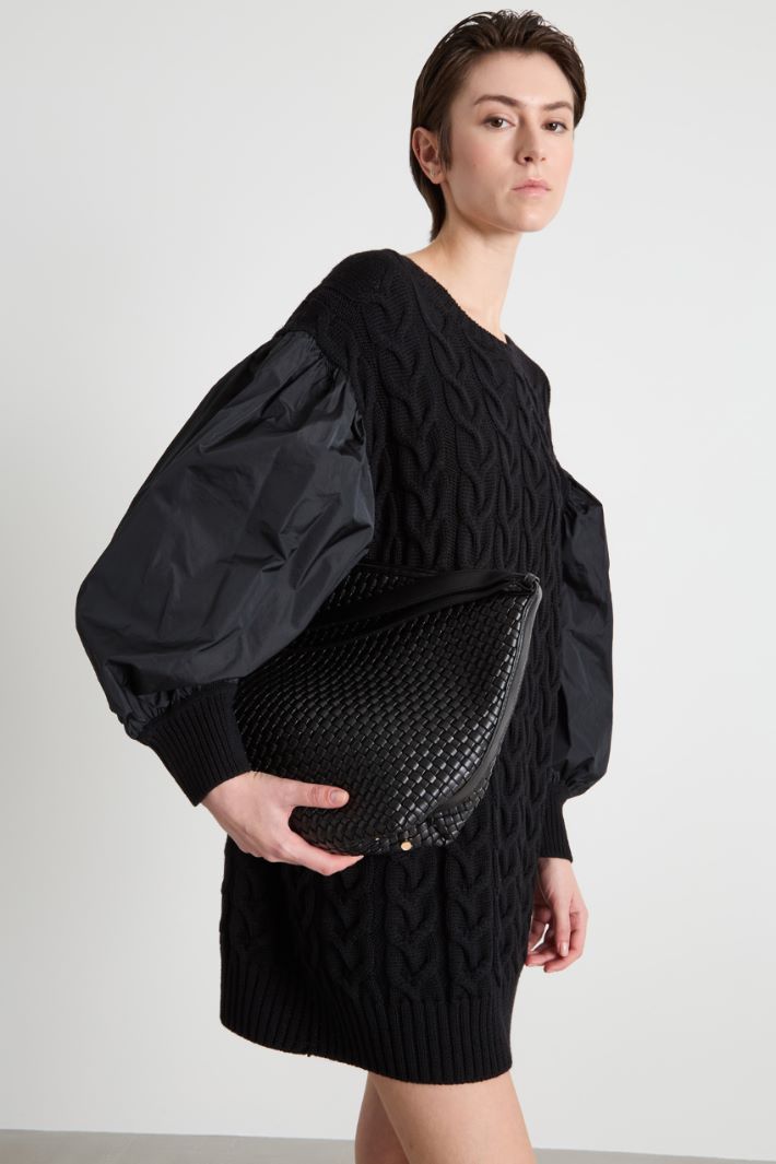 Woven shoulder bag Intrend - 5