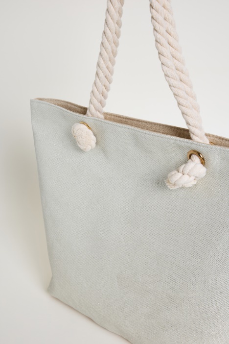 Bolso shopping bicolor