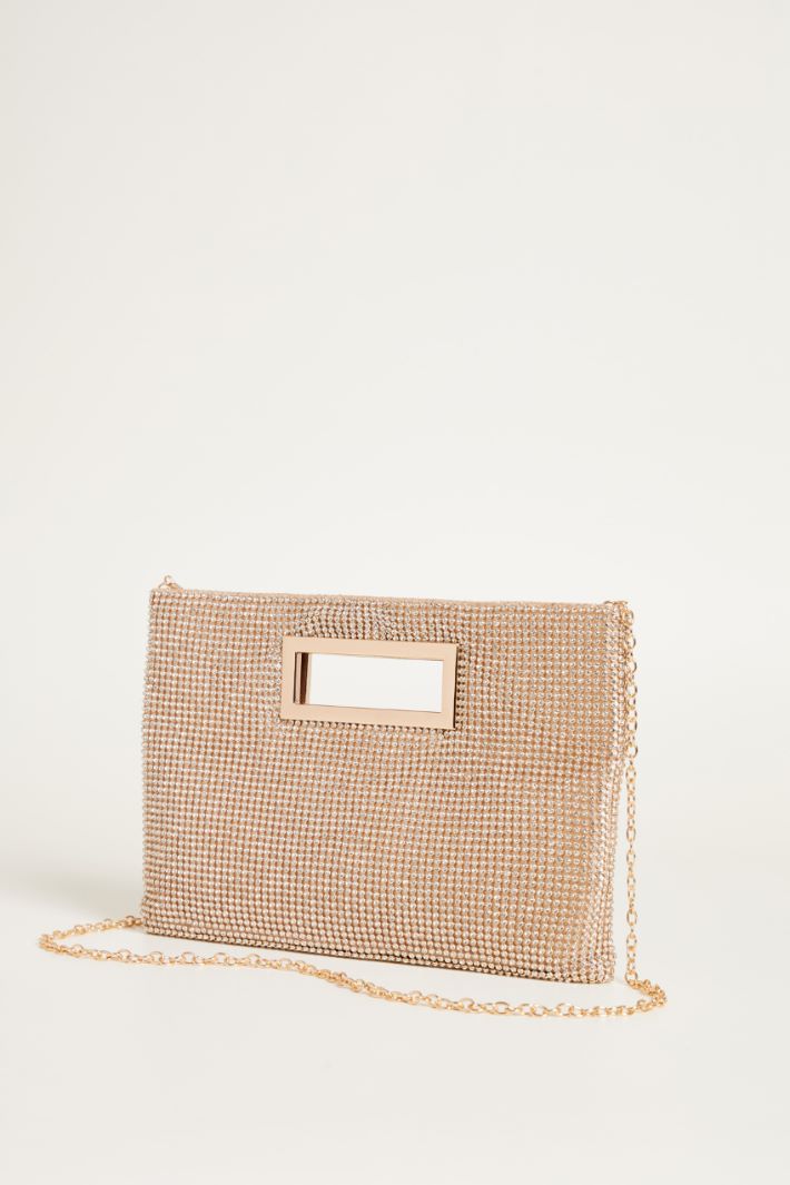 Rhinestone envelope clutch Intrend - 2