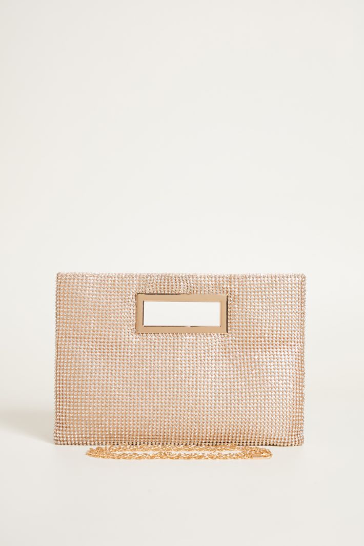 Rhinestone envelope clutch Intrend - 3