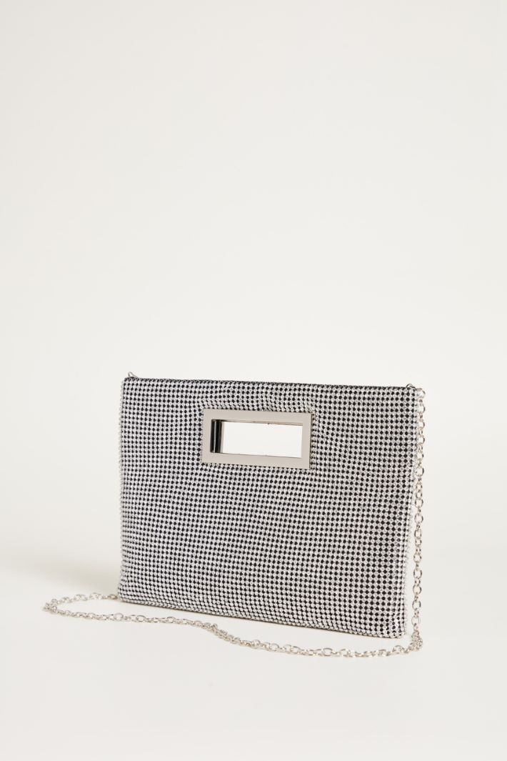 Rhinestone envelope clutch Intrend - 2