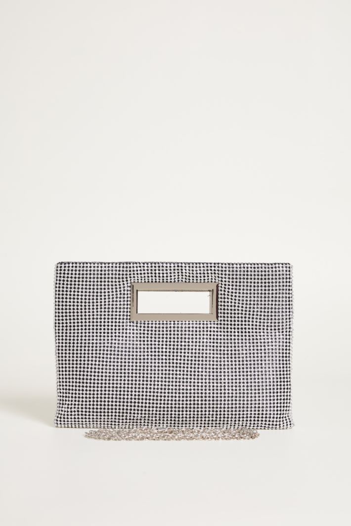 Rhinestone envelope clutch Intrend - 3