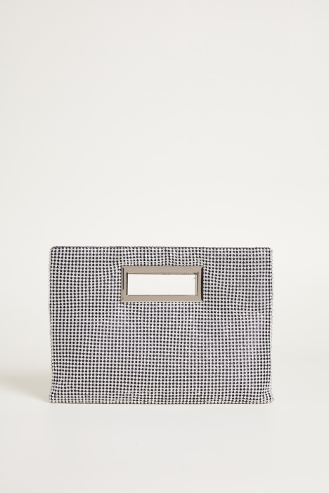 Rhinestone envelope clutch Intrend
