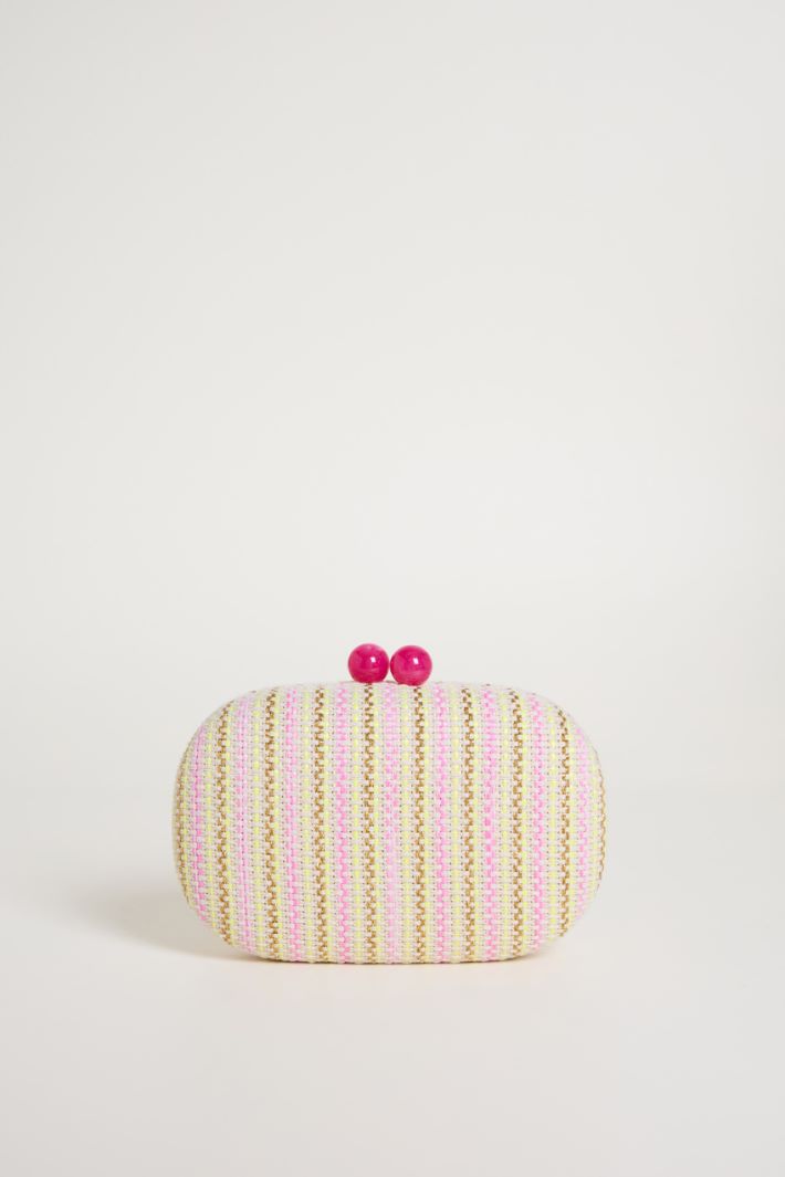 Clutch ovale con boules Intrend