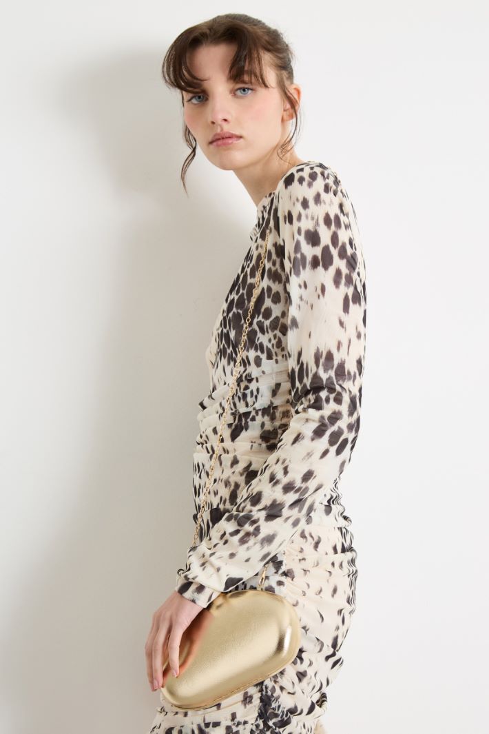 Laminated egg-shaped clutch Intrend - 5