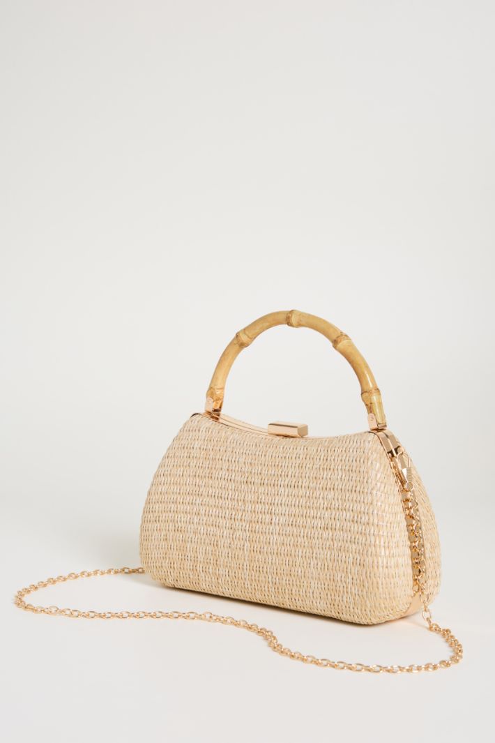 Clutch con asa de bambú Intrend - 2