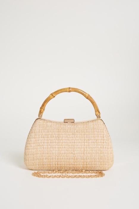 Clutch con manico in bamboo