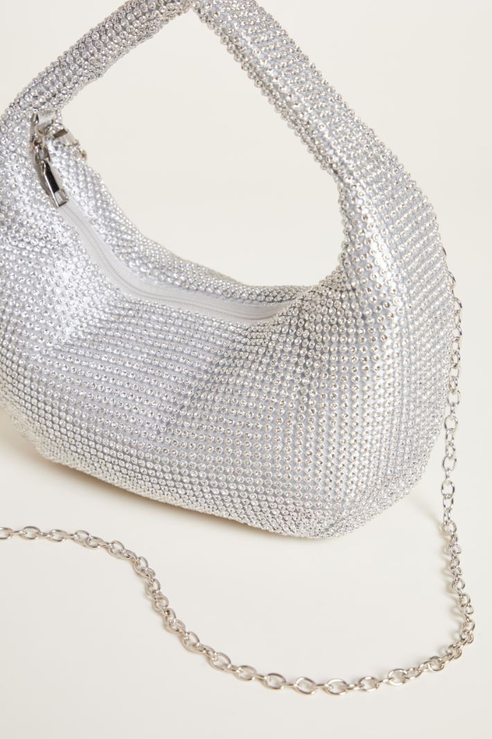 Crystal mesh bag Intrend - 4