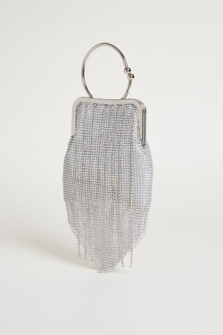 Pochette con frange e strass Intrend - 2