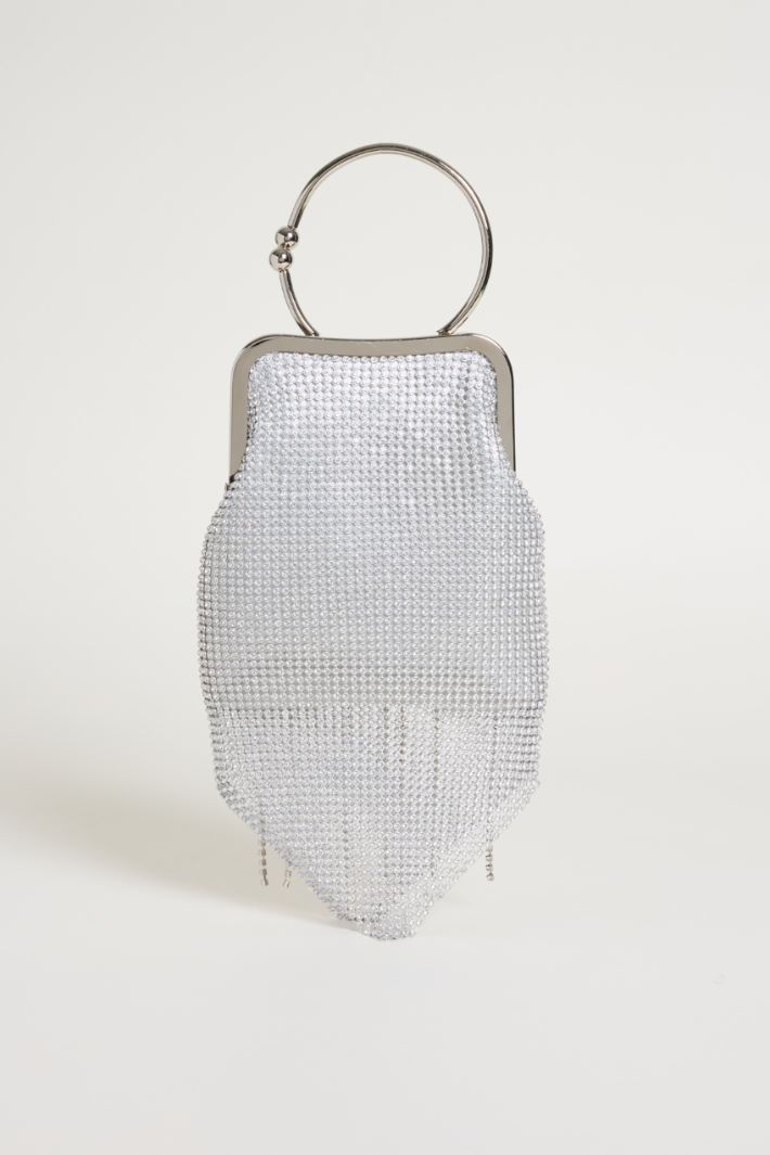 Pochette con frange e strass Intrend - 3