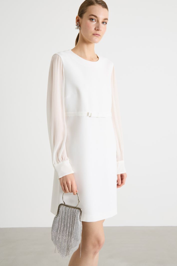 Pochette con frange e strass Intrend - 5