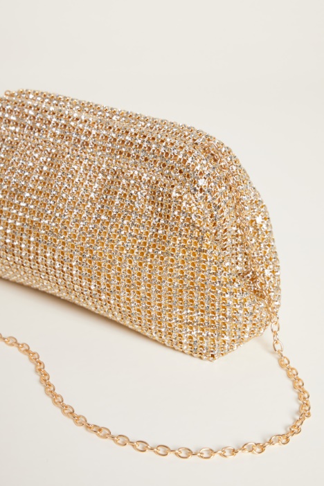 Pochette con strass