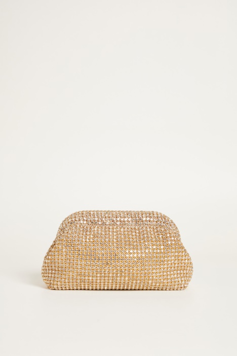 Crystal mesh clutch Intrend