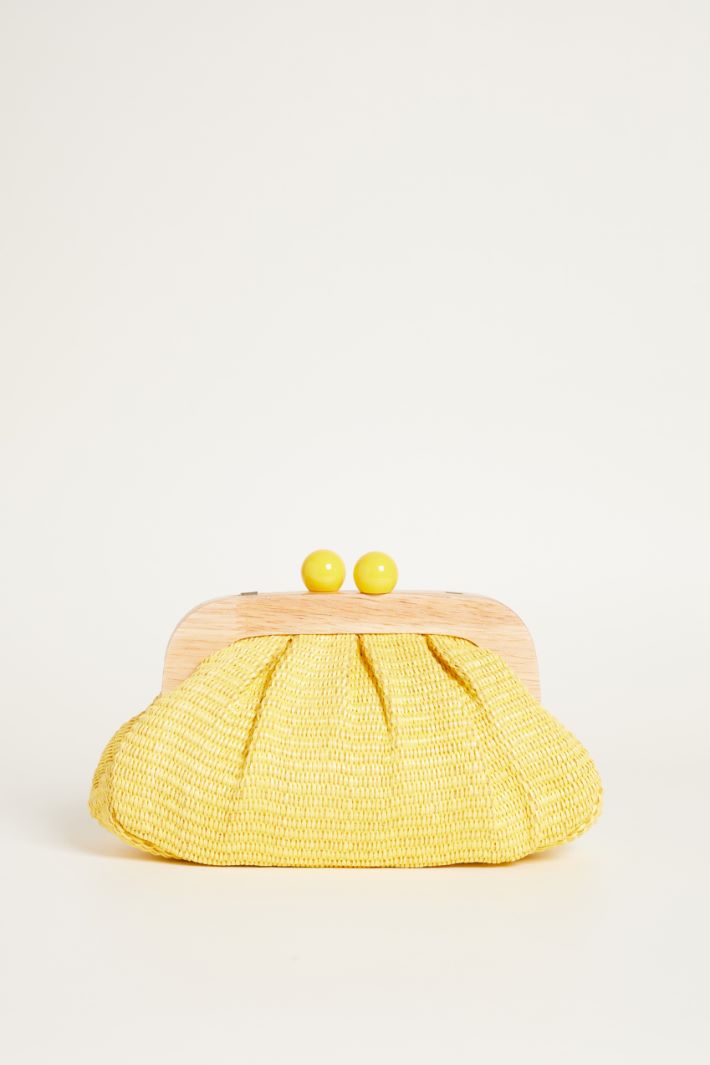 Clutch con maxi boules Intrend