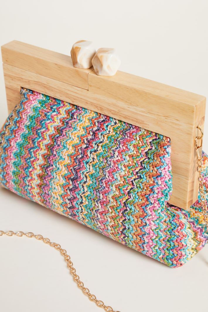 Pochette con manico in legno Intrend - 4