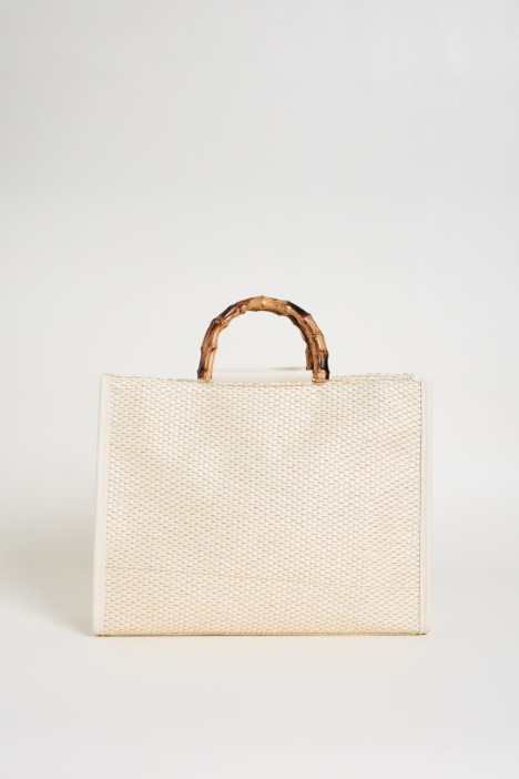 Bamboo Handle Bag Intrend