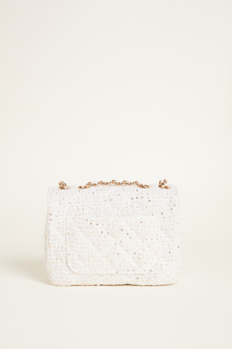 Borsa in tessuto intrecciato