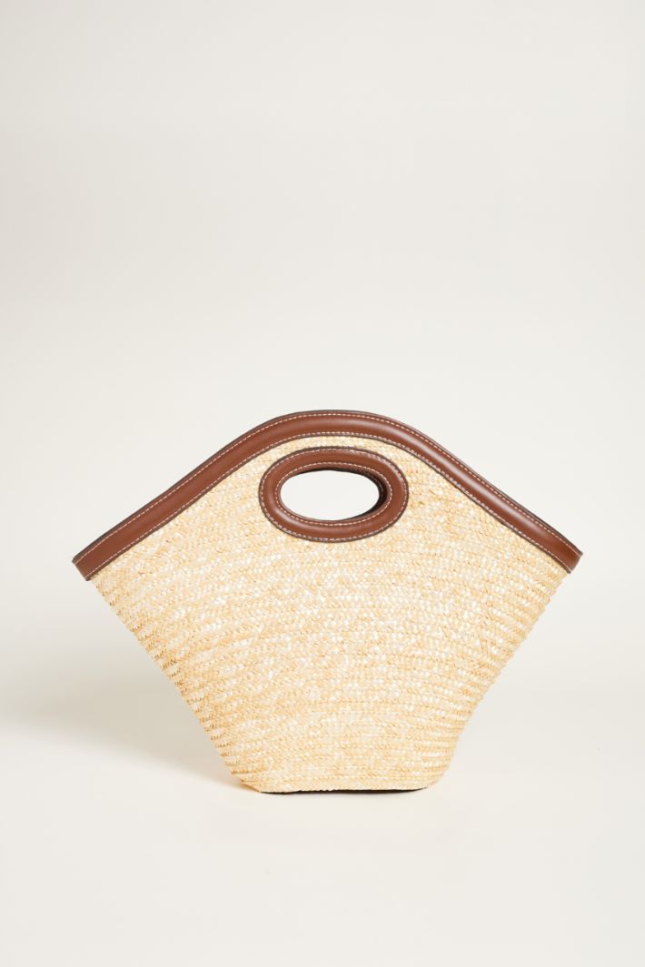Straw-effect bag Intrend