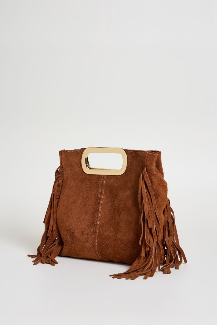 Borsa in pelle scamosciata Intrend - 2