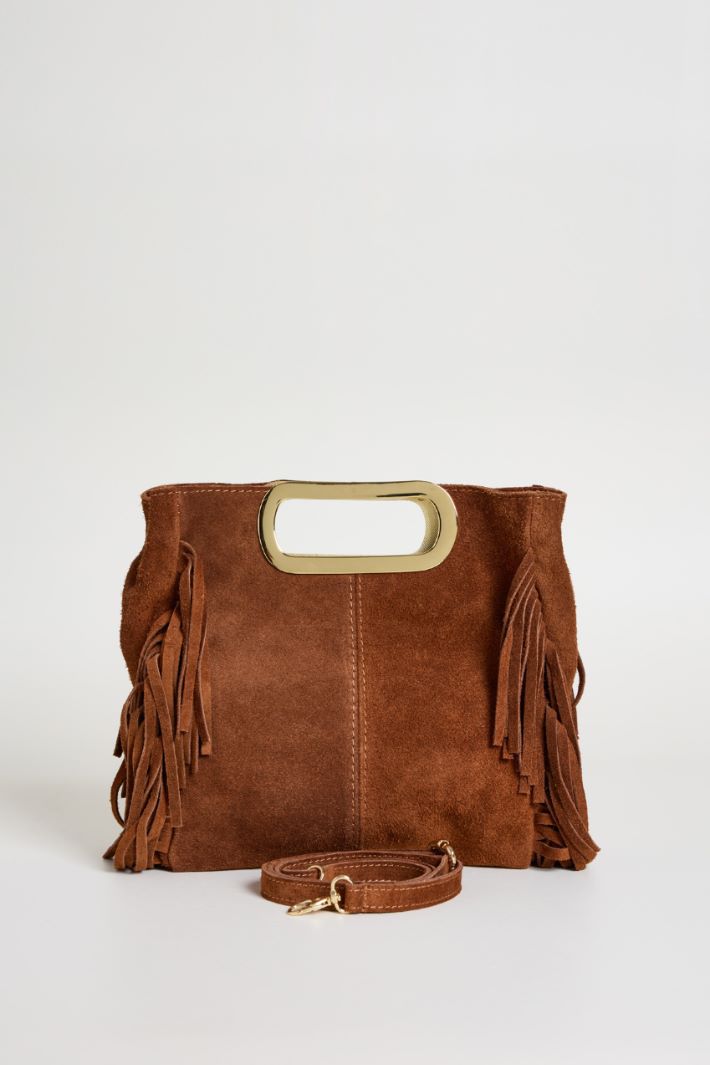 Borsa in pelle scamosciata Intrend - 3