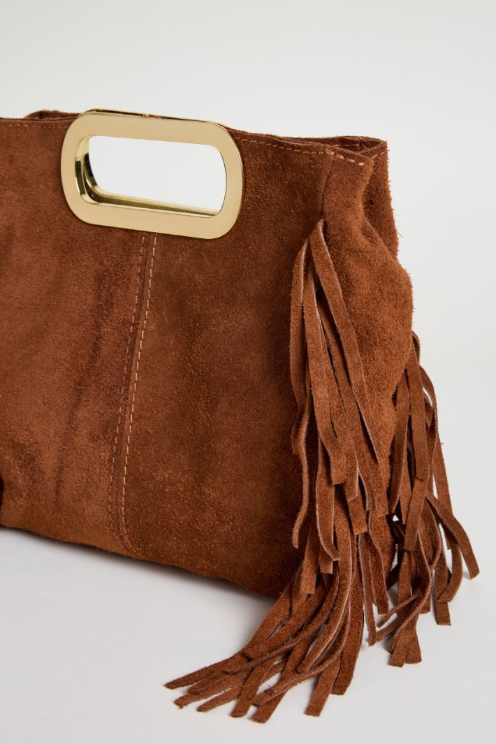 Borsa in pelle scamosciata Intrend - 4