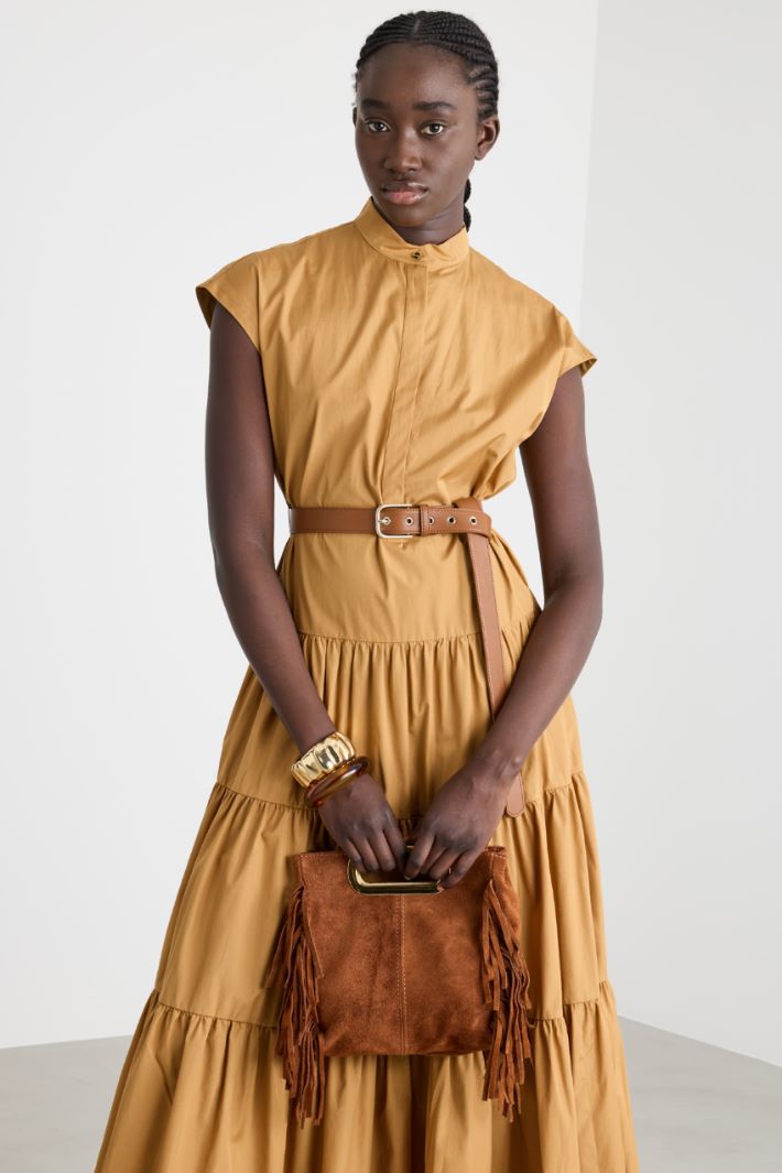 Borsa in pelle scamosciata Intrend - 5