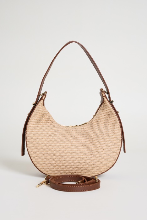 Borsa crossbody a mezzaluna
