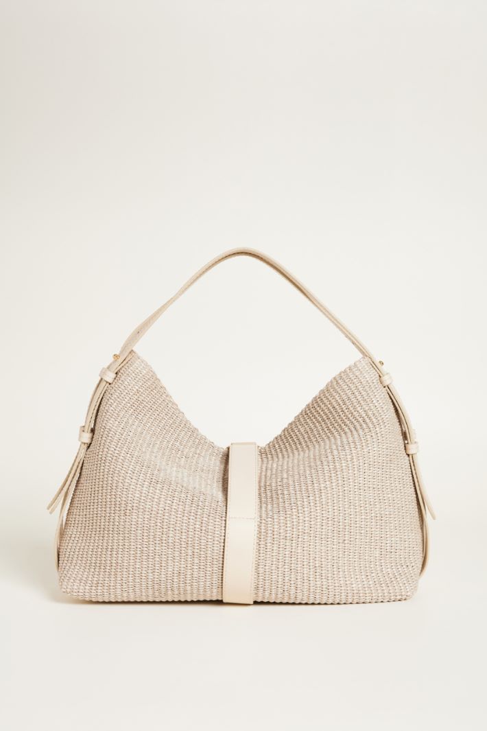 Borsa a spalla in paglia Intrend - 3