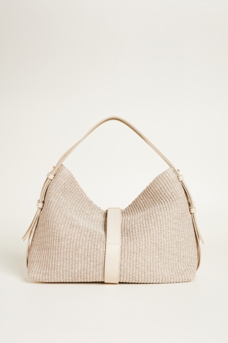 Borsa a spalla in paglia