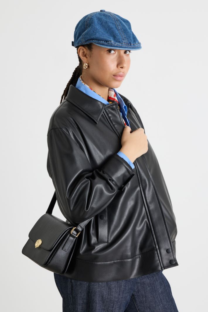 Saffiano Leather Cross-Body Bag Intrend - 5