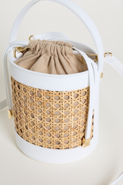 Borsa a secchiello in bamboo