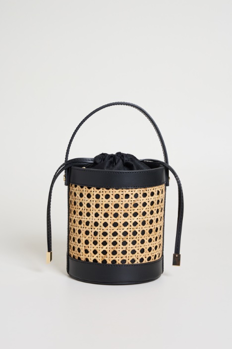 Borsa a secchiello in bamboo Intrend