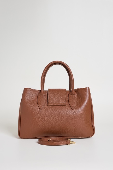 Borsa in pelle bottalata