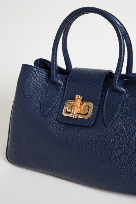 Borsa in pelle bottalata